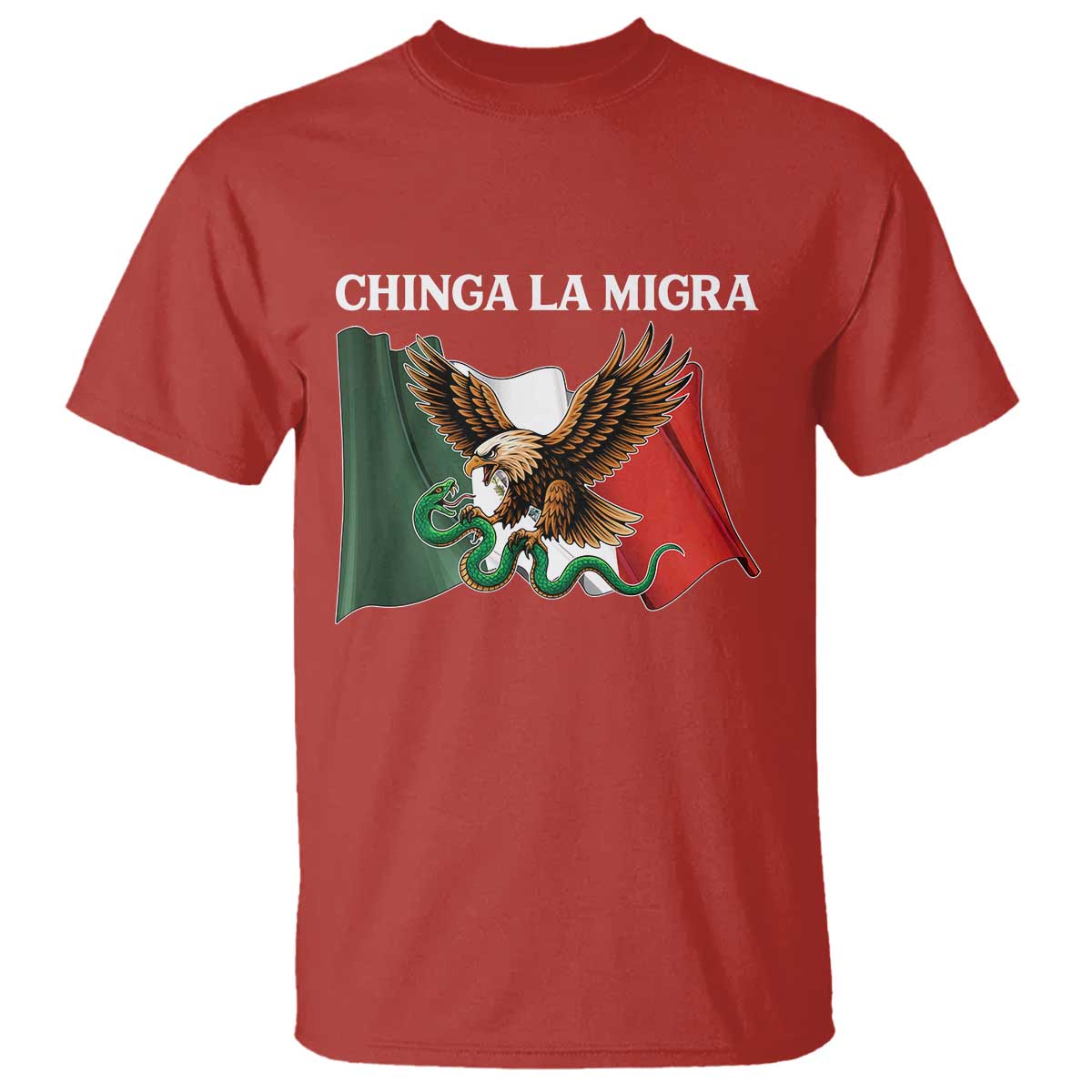 Immigration Rights Protest T Shirt Chinga La Migra Anti Fascism TS14 Red Print Your Wear