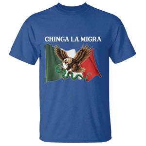 Immigration Rights Protest T Shirt Chinga La Migra Anti Fascism TS14 Royal Blue Print Your Wear