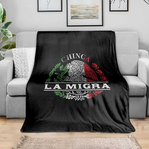 Chinga La Migra Throw Blanket Immigration Rights Anti Fascism Protest TS14 Print Your Wear
