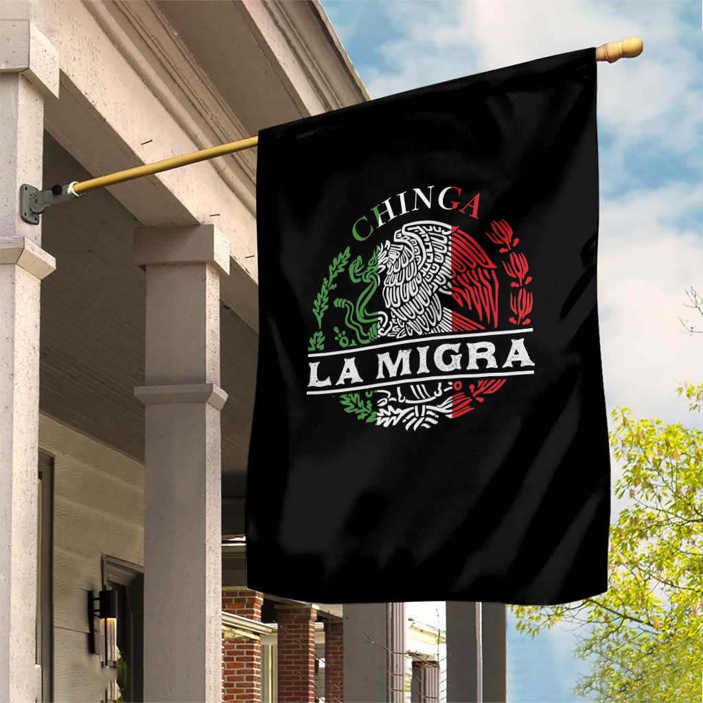 Chinga La Migra Garden Flag Immigration Rights Anti Fascism Protest TS14 Print Your Wear