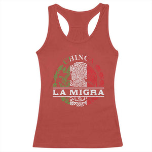 Chinga La Migra Racerback Tank Top Immigration Rights Anti Fascism Protest TS14 Red Print Your Wear