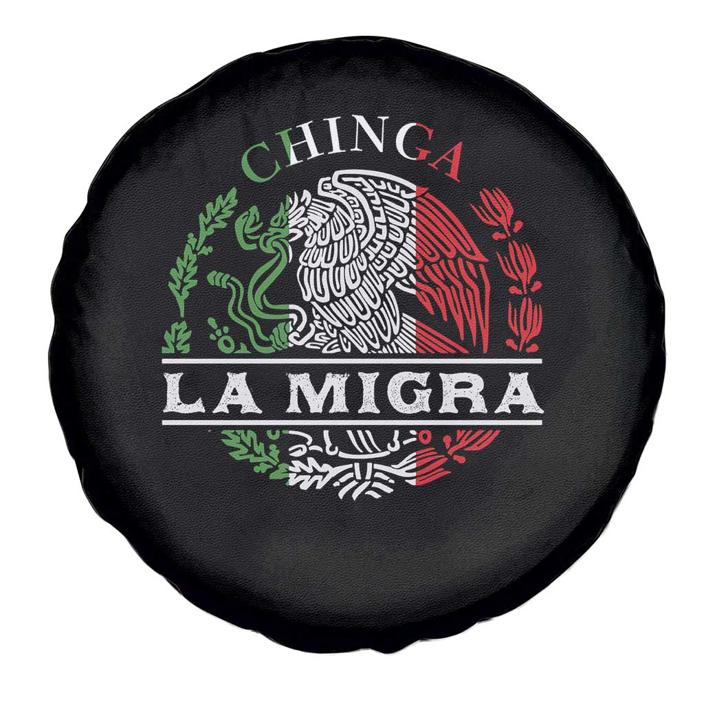 Chinga La Migra Spare Tire Cover Immigration Rights Anti Fascism Protest TS14 Print Your Wear