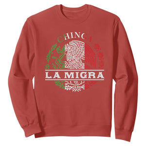 Chinga La Migra Sweatshirt Immigration Rights Anti Fascism Protest TS14 Red Print Your Wear