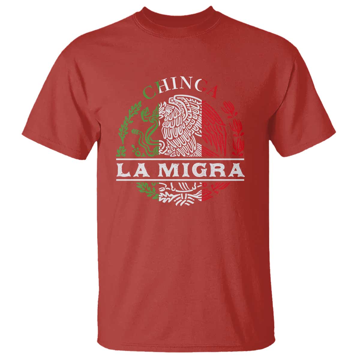 Chinga La Migra T Shirt Immigration Rights Anti Fascism Protest TS14 Red Print Your Wear