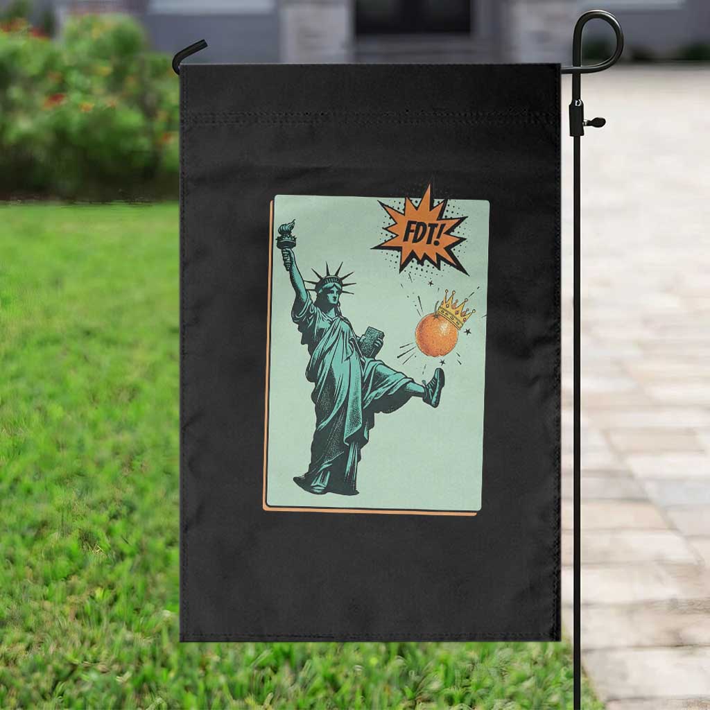 No Kings Garden Flag Statue of Liberty Political Protest TS14 Print Your Wear