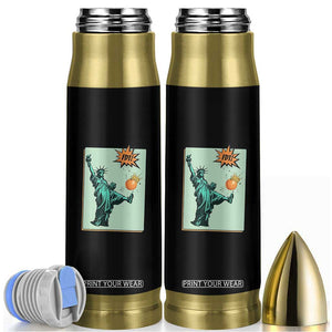 No Kings Bullet Tumbler Statue of Liberty Political Protest TS14 Black Print Your Wear