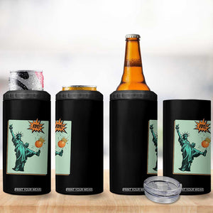 No Kings 4 in 1 Can Cooler Tumbler Statue of Liberty Political Protest TS14 Print Your Wear