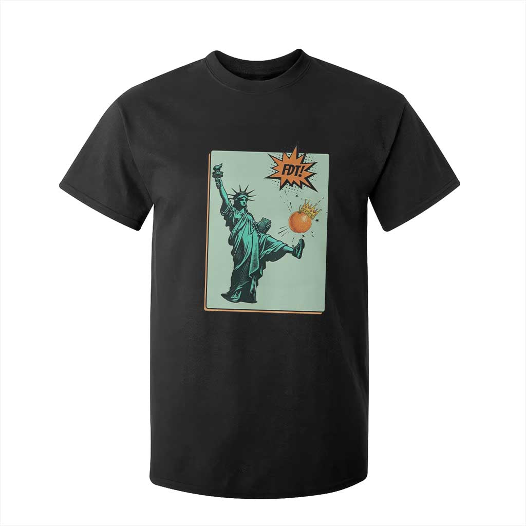 No Kings T Shirt For Kid Statue of Liberty Political Protest TS14 Black Print Your Wear