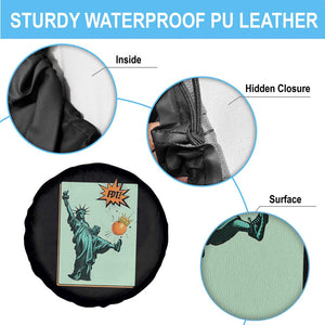 No Kings Spare Tire Cover Statue of Liberty Political Protest TS14 Print Your Wear