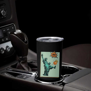 No Kings Tumbler Cup Statue of Liberty Political Protest TS14 Print Your Wear