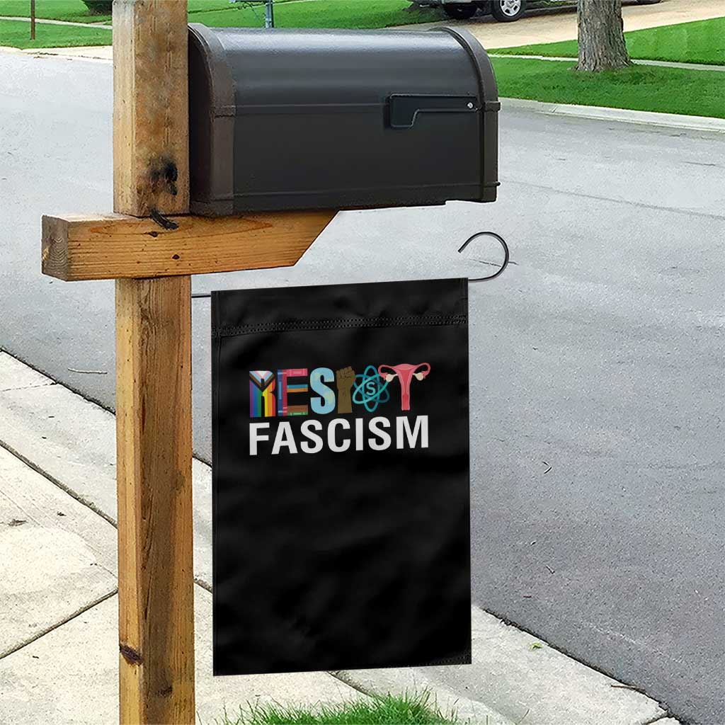 Resist Fascism Protest Garden Flag Anti Trump Political Activist TS14 Print Your Wear