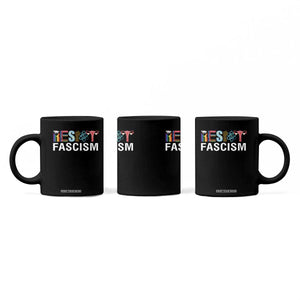 Resist Fascism Protest Coffee Mug Anti Trump Political Activist TS14 Print Your Wear