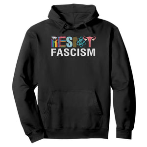 Resist Fascism Protest Hoodie Anti Trump Political Activist TS14 Black Print Your Wear