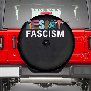 Resist Fascism Protest Spare Tire Cover Anti Trump Political Activist TS14 Black Print Your Wear