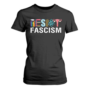 Resist Fascism Protest T Shirt For Women Anti Trump Political Activist TS14 Black Print Your Wear