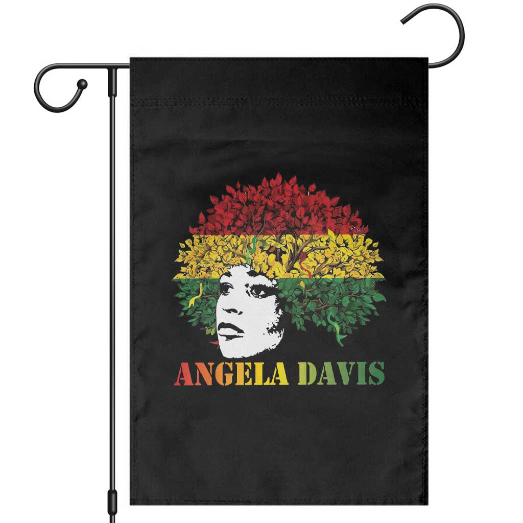 Angela Davis Garden Flag Black History Month TS14 Black Print Your Wear