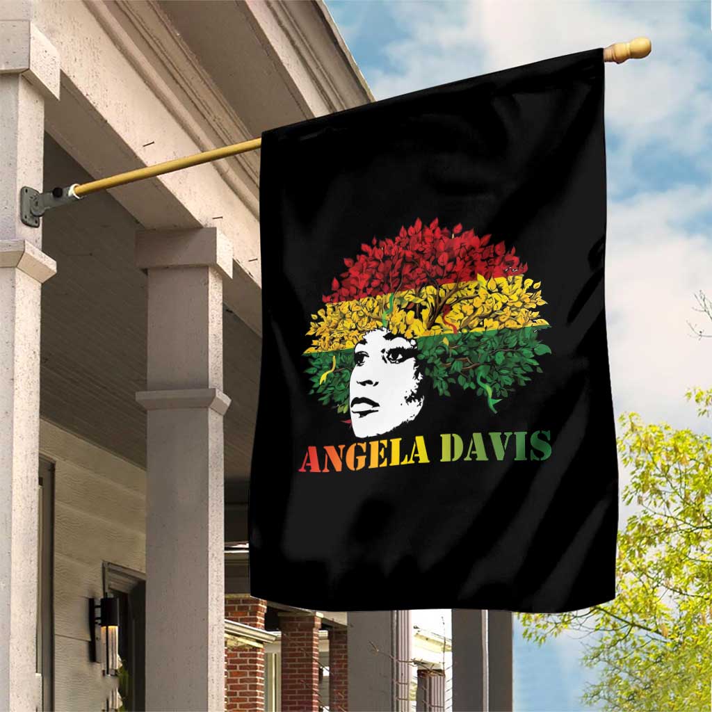 Angela Davis Garden Flag Black History Month TS14 Print Your Wear