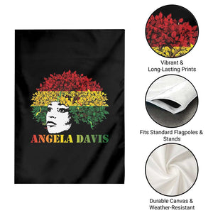 Angela Davis Garden Flag Black History Month TS14 Print Your Wear