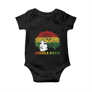 Angela Davis Baby Onesie Black History Month TS14 Black Print Your Wear
