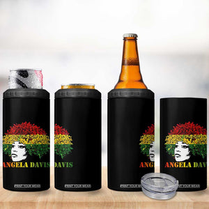 Angela Davis 4 in 1 Can Cooler Tumbler Black History Month TS14 Print Your Wear