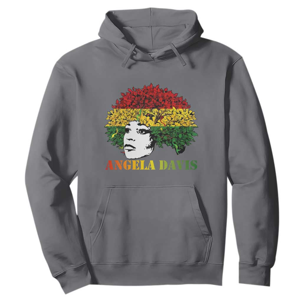 Angela Davis Hoodie Black History Month TS14 Charcoal Print Your Wear