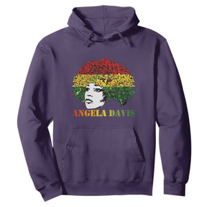 Angela Davis Hoodie Black History Month TS14 Purple Print Your Wear