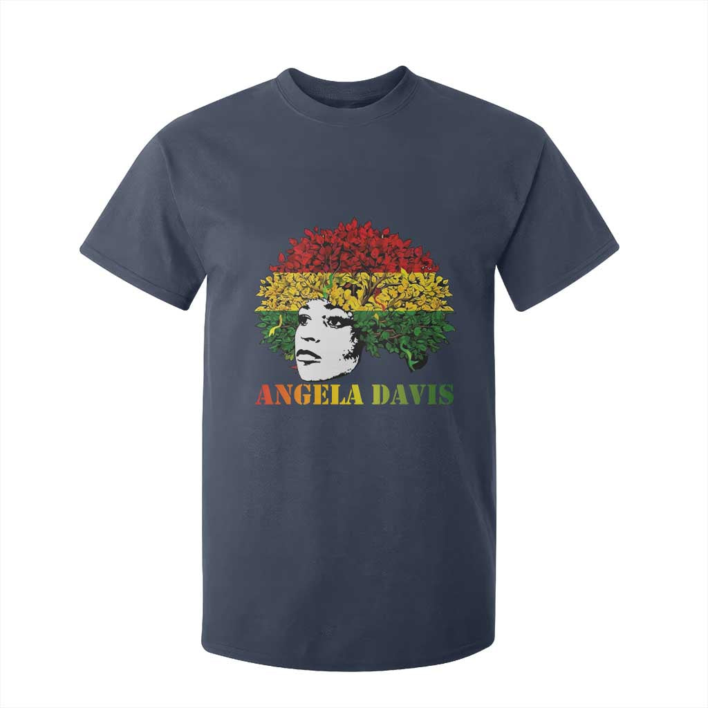 Angela Davis T Shirt For Kid Black History Month TS14 Navy Print Your Wear