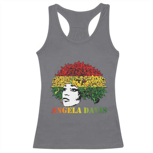 Angela Davis Racerback Tank Top Black History Month TS14 Charcoal Print Your Wear