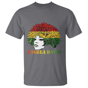 Angela Davis T Shirt Black History Month TS14 Charcoal Print Your Wear