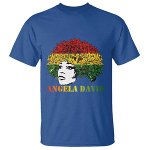 Angela Davis T Shirt Black History Month TS14 Royal Blue Print Your Wear