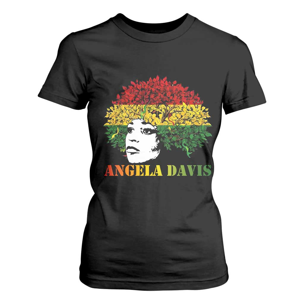 Angela Davis T Shirt For Women Black History Month TS14 Black Print Your Wear
