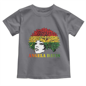 Angela Davis Toddler T Shirt Black History Month TS14 Charcoal Print Your Wear