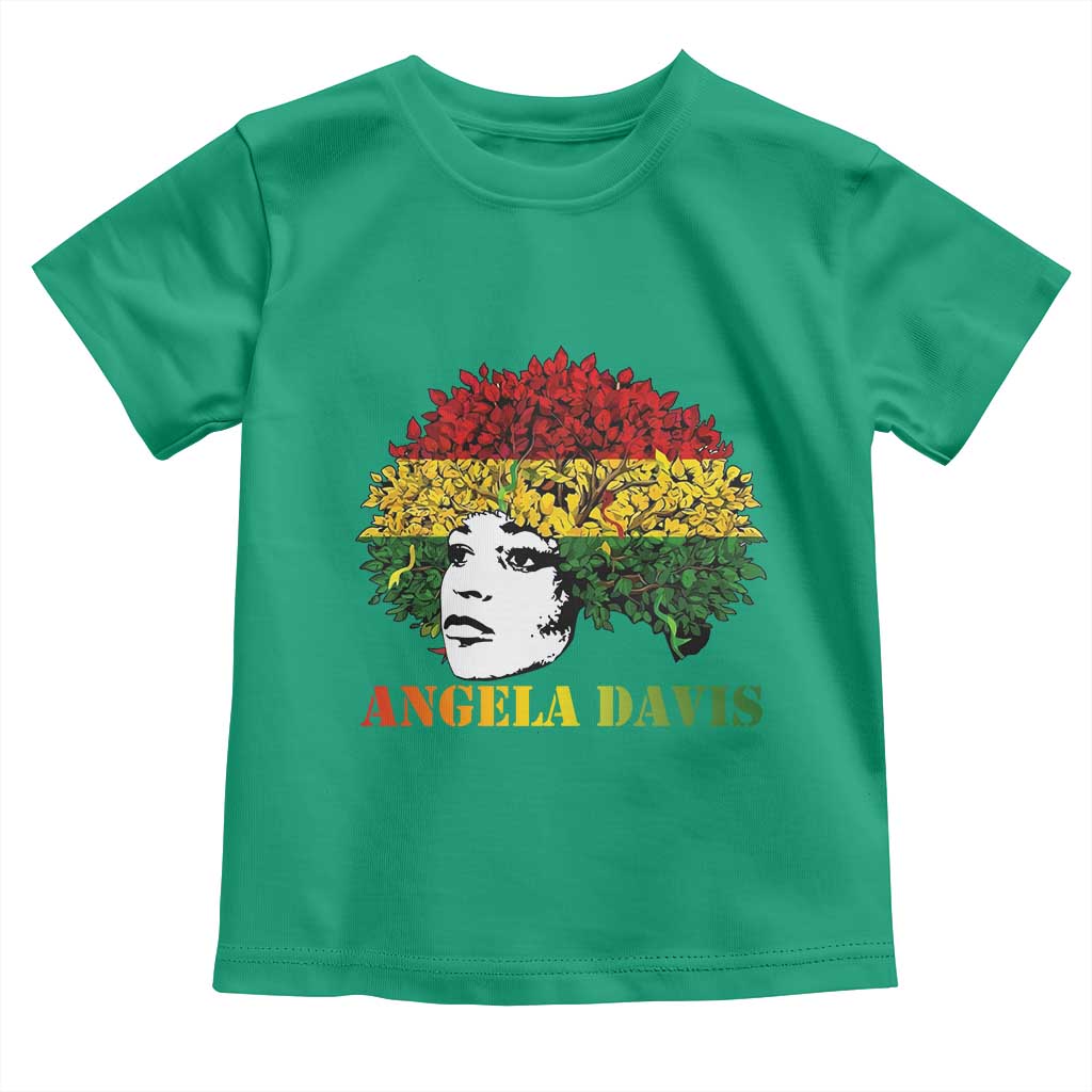 Angela Davis Toddler T Shirt Black History Month TS14 Irish Green Print Your Wear