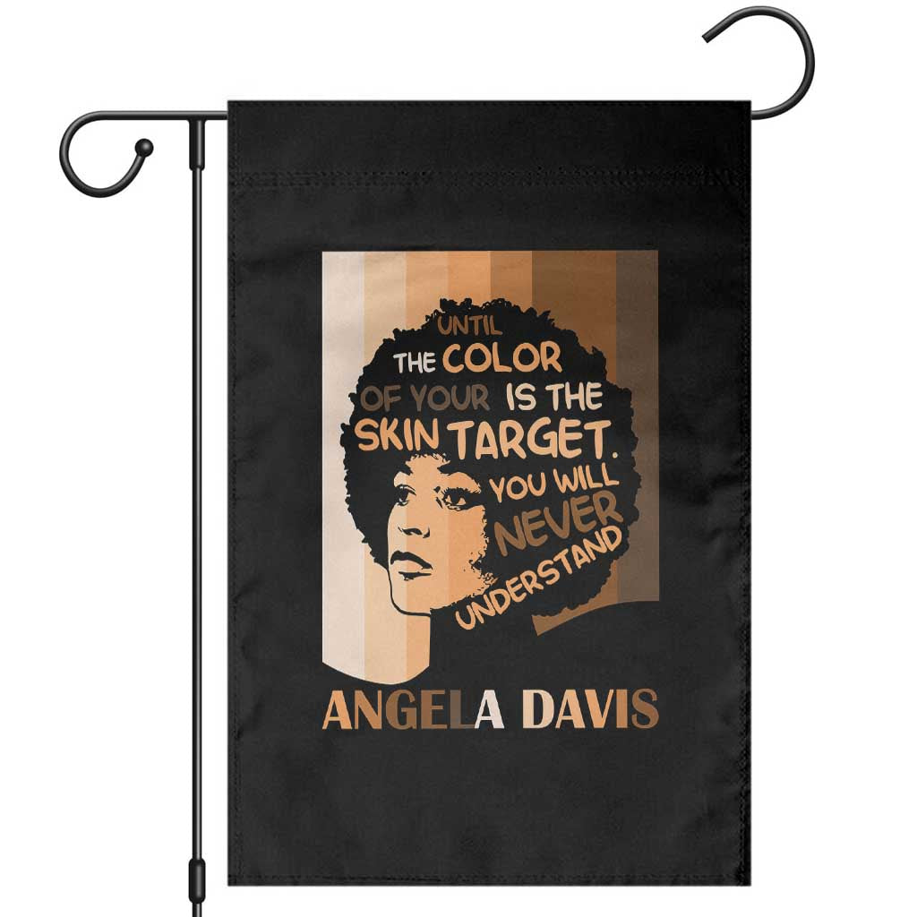 Angela Davis Inspirational Quote Garden Flag Black Pride Melanin TS14 Black Print Your Wear