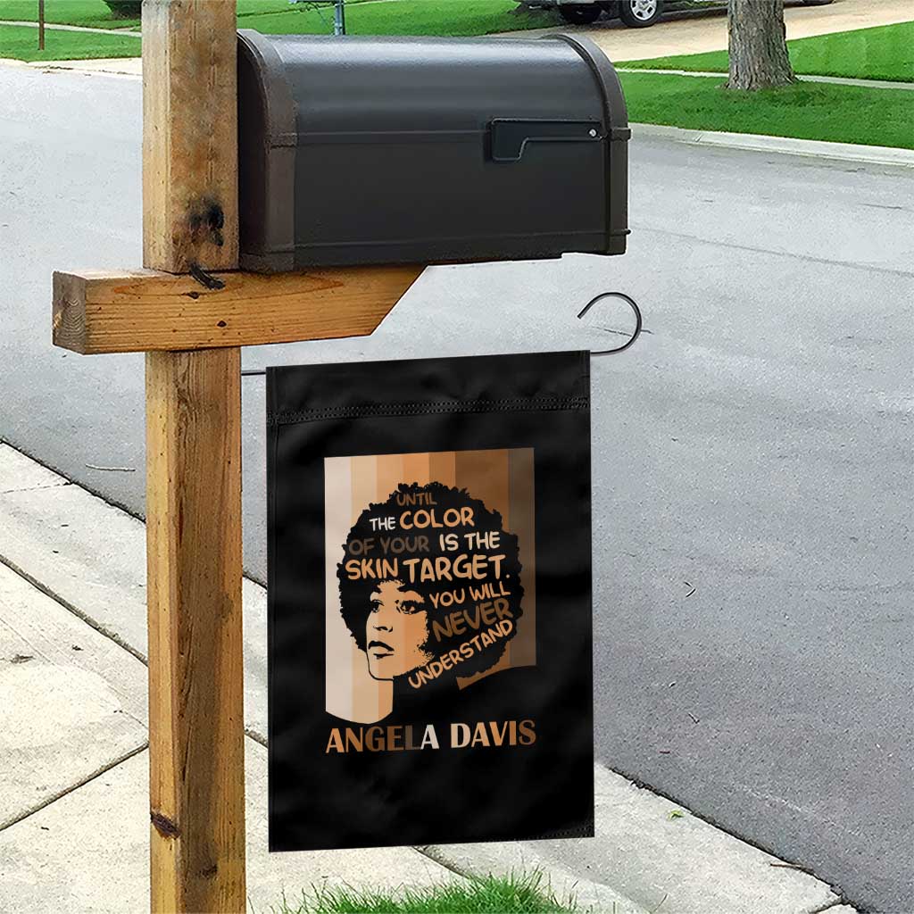 Angela Davis Inspirational Quote Garden Flag Black Pride Melanin TS14 Print Your Wear