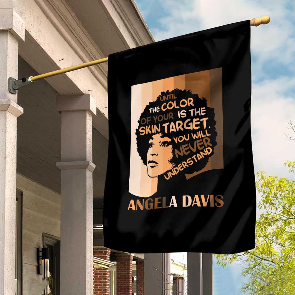 Angela Davis Inspirational Quote Garden Flag Black Pride Melanin TS14 Print Your Wear