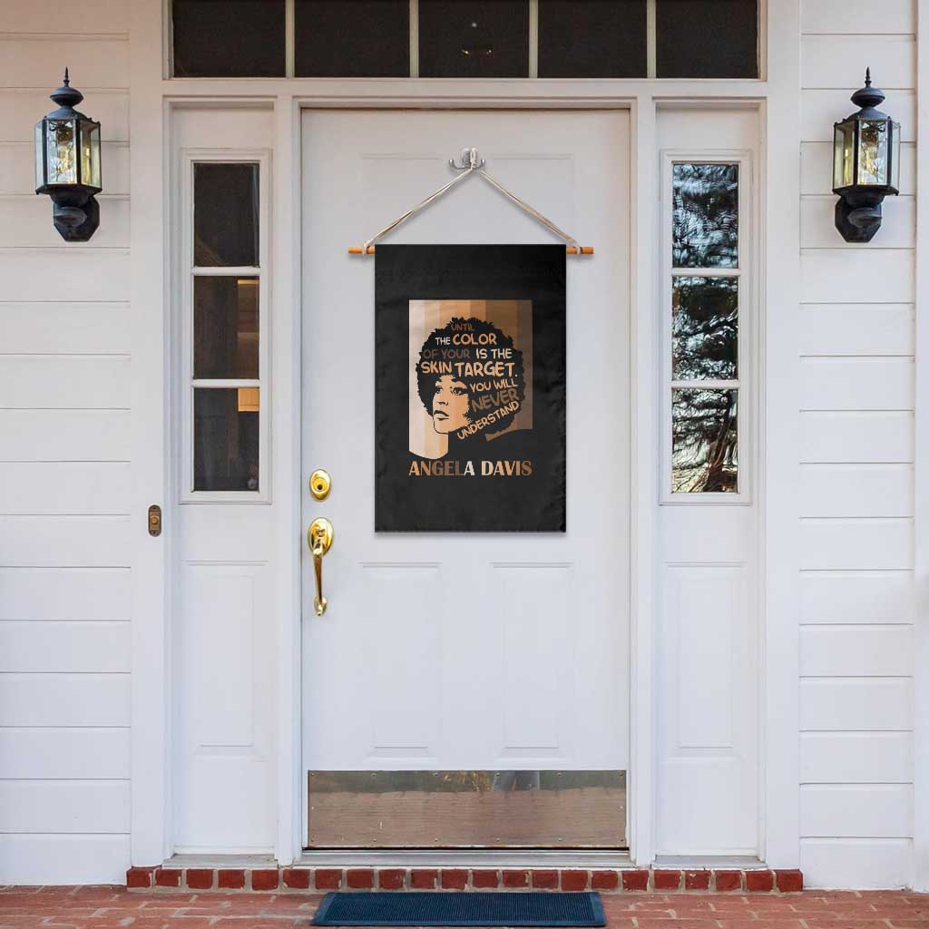 Angela Davis Inspirational Quote Garden Flag Black Pride Melanin TS14 Print Your Wear