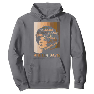 Angela Davis Inspirational Quote Hoodie Black Pride Melanin TS14 Charcoal Print Your Wear