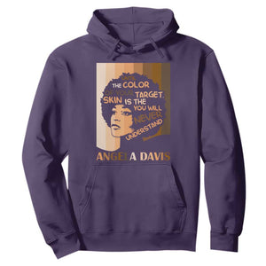 Angela Davis Inspirational Quote Hoodie Black Pride Melanin TS14 Purple Print Your Wear