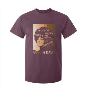 Angela Davis Inspirational Quote T Shirt For Kid Black Pride Melanin TS14 Maroon Print Your Wear