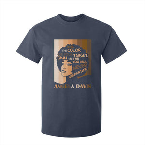 Angela Davis Inspirational Quote T Shirt For Kid Black Pride Melanin TS14 Navy Print Your Wear
