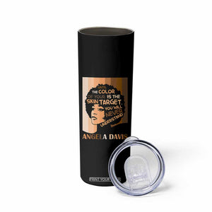 Angela Davis Inspirational Quote Skinny Tumbler Black Pride Melanin TS14 Print Your Wear