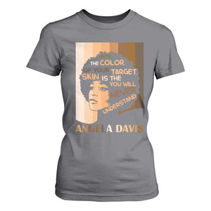 Angela Davis Inspirational Quote T Shirt For Women Black Pride Melanin TS14 Charcoal Print Your Wear