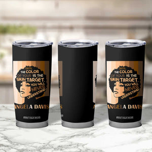 Angela Davis Inspirational Quote Tumbler Cup Black Pride Melanin TS14 Print Your Wear