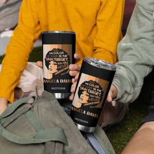 Angela Davis Inspirational Quote Tumbler Cup Black Pride Melanin TS14 Print Your Wear