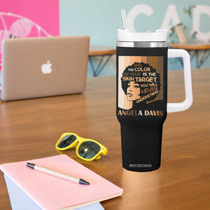 Angela Davis Inspirational Quote Tumbler With Handle Black Pride Melanin TS14 Print Your Wear