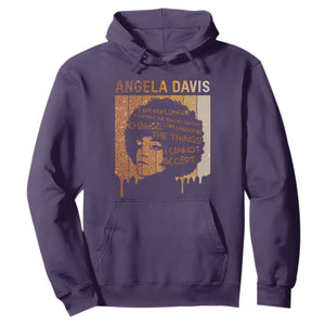 Angela Davis Quote Hoodie I Am No Longer Accepting The Things I Cannot Change TS14 Purple Print Your Wear