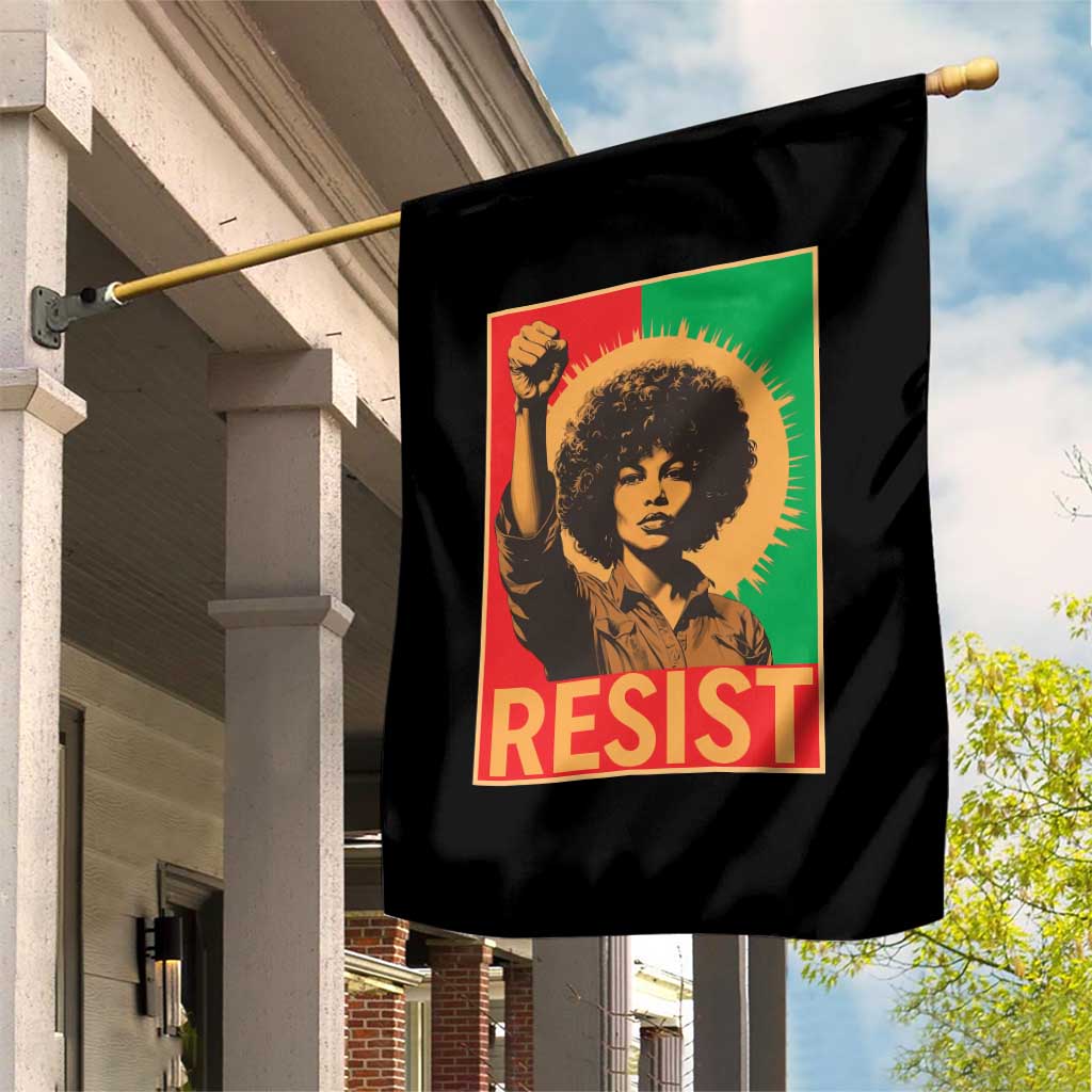 Angela Davis Garden Flag Political Protest Resist Civil Rights Freedom TS14 Print Your Wear