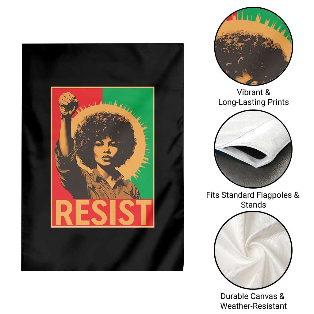 Angela Davis Garden Flag Political Protest Resist Civil Rights Freedom TS14 Print Your Wear