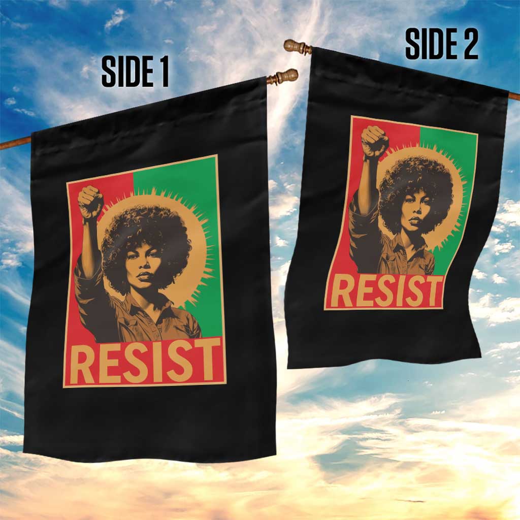 Angela Davis Garden Flag Political Protest Resist Civil Rights Freedom TS14 Print Your Wear